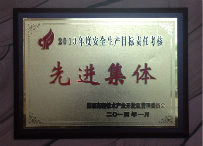 2014年，2013年度安全生产目标责任考核先进集体.jpg